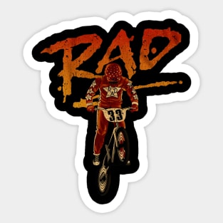 Rad Racing Vintage Sticker